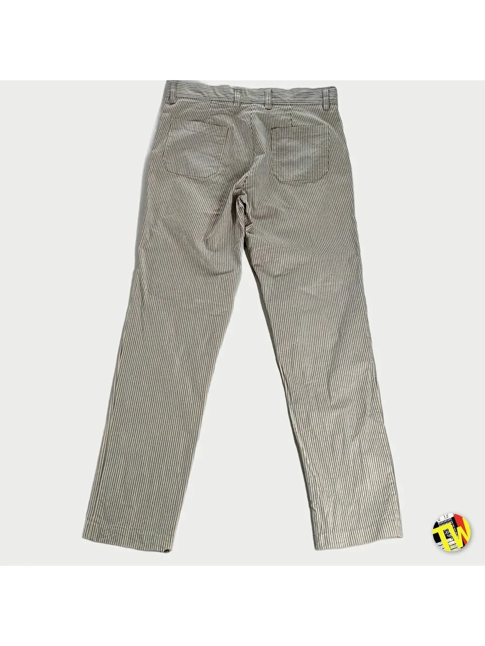 Y2K American Apparel Hickory Stripe Pants Made in USA High